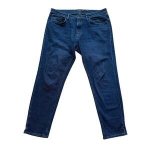 Massimo Dutti Men's Blue Jeans TAPERED FIT size us 34